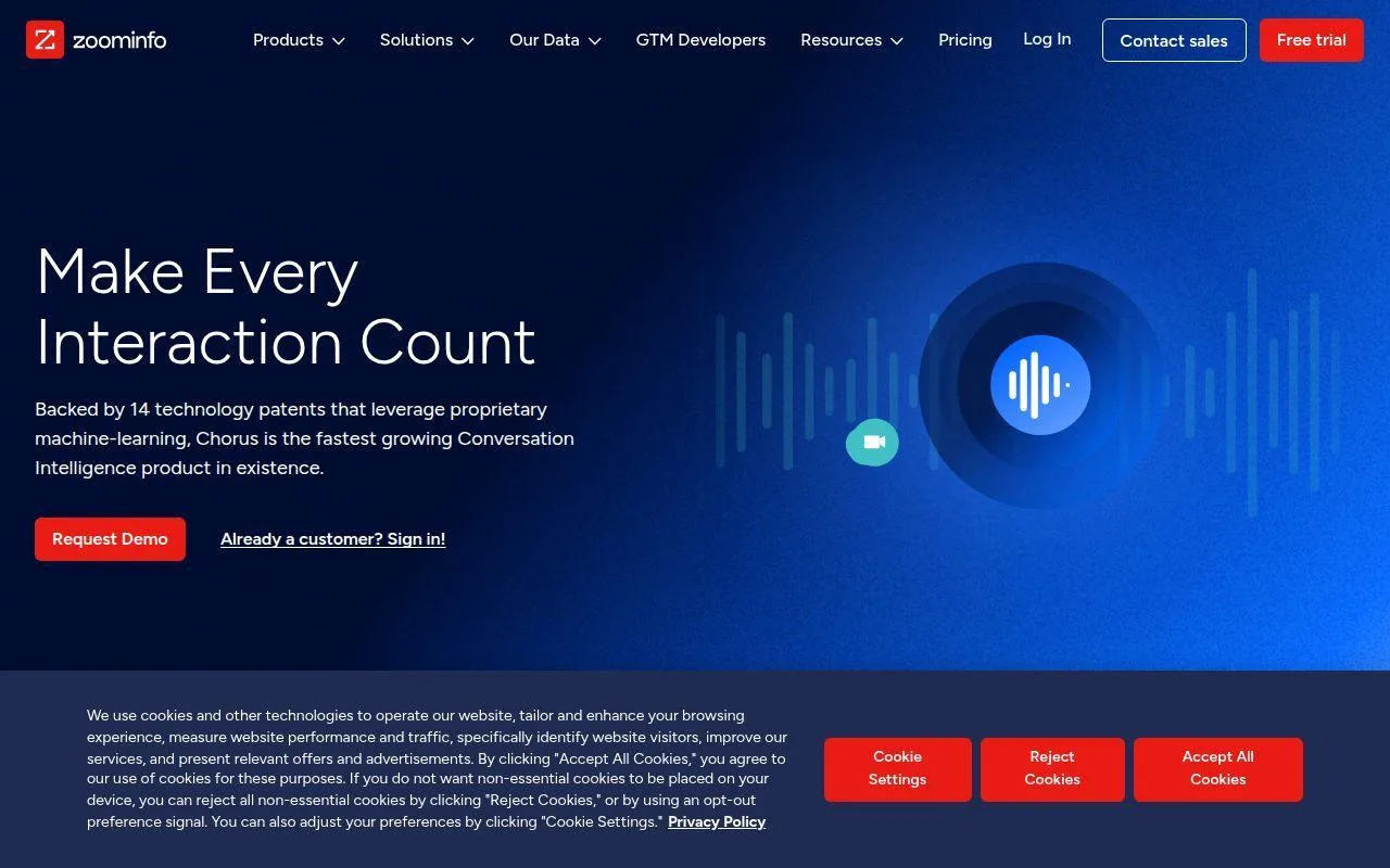 2. Chorus by ZoomInfo