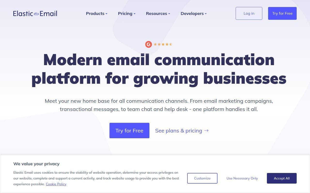 15. Elastic Email