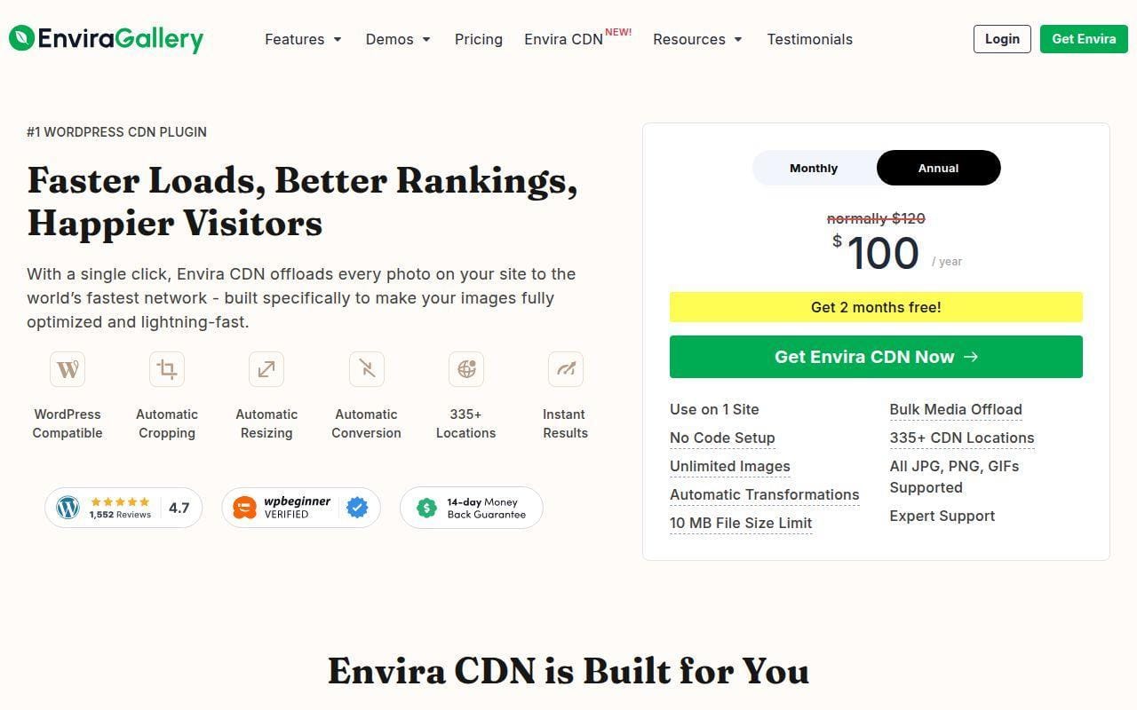 12. Envira CDN