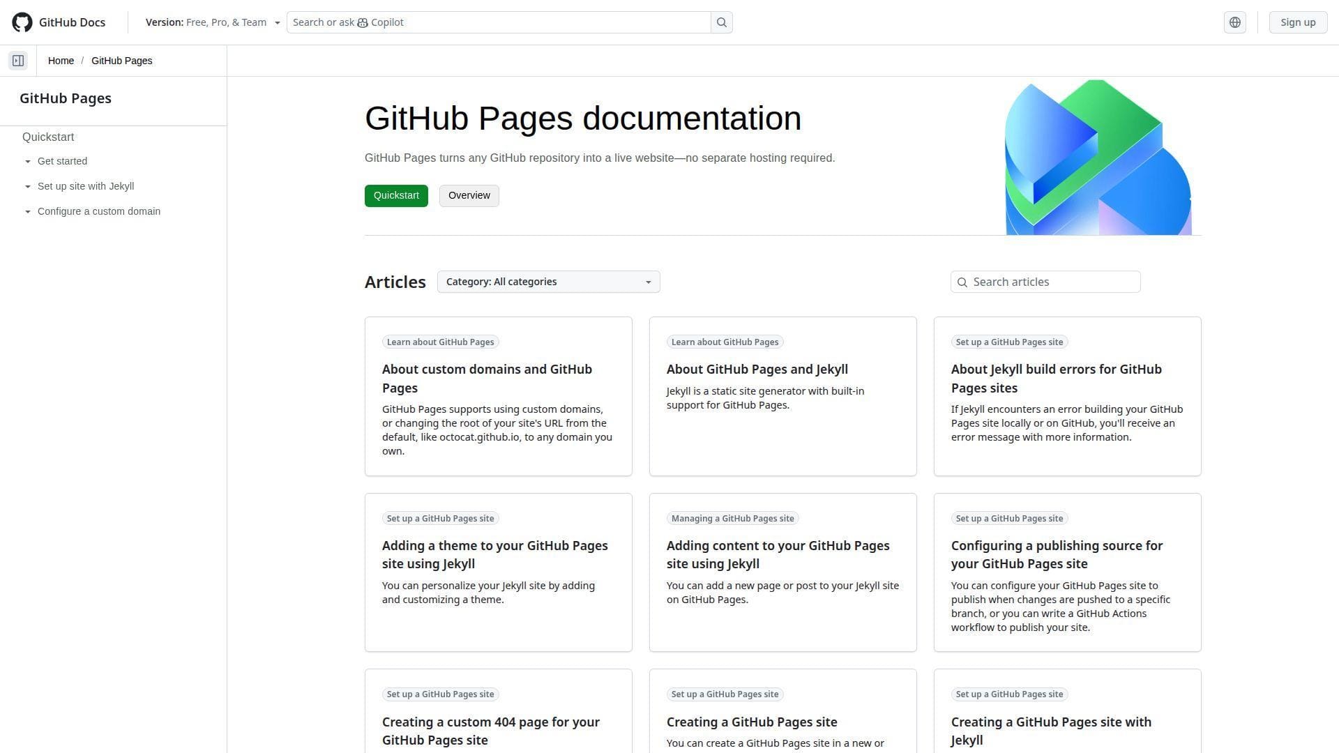 13. GitHub Pages