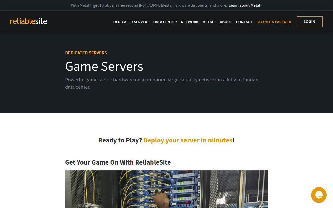 14. ReliableSite Game Servers