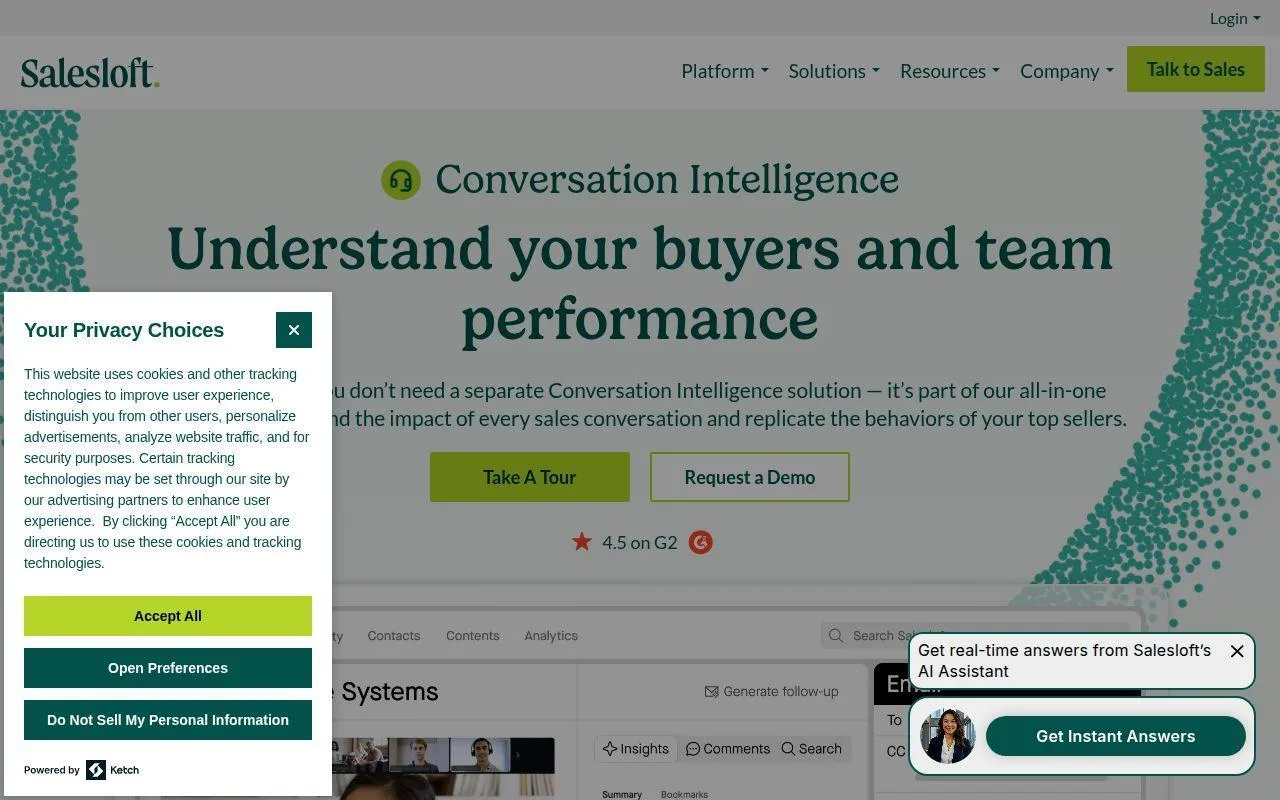 9. Salesloft Conversations