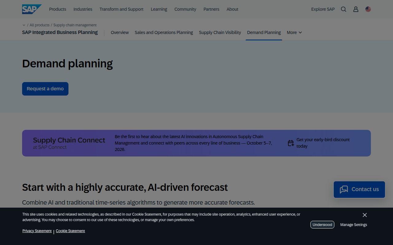 1. SAP Integrated Business Planning