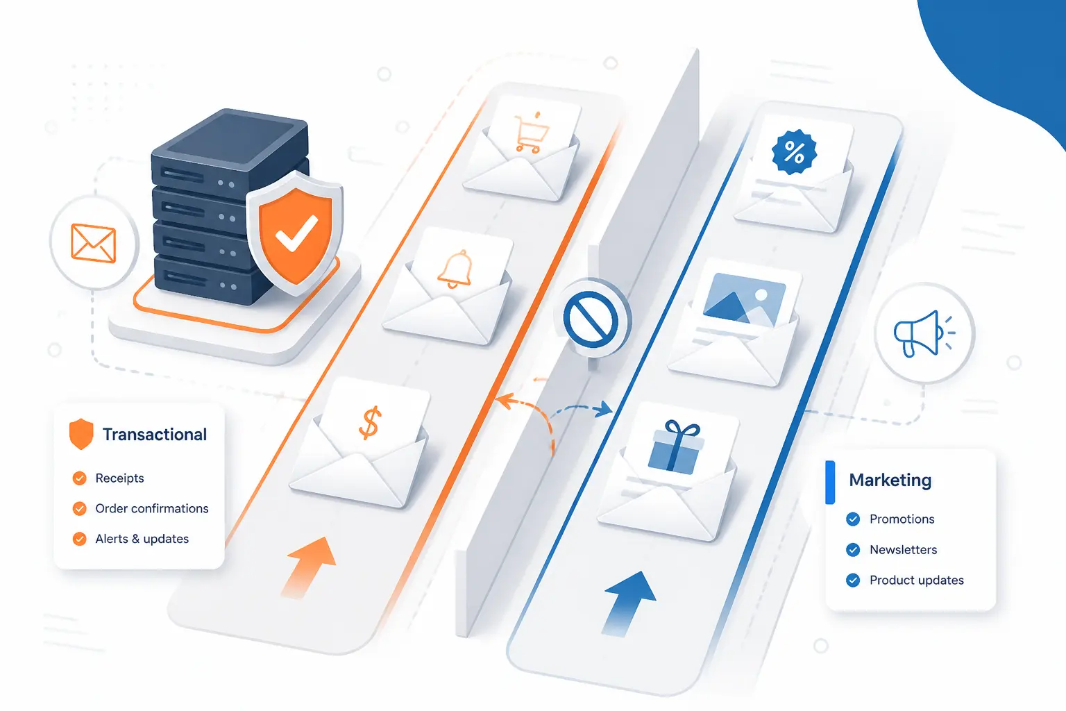 When To Separate Transactional and Marketing Email