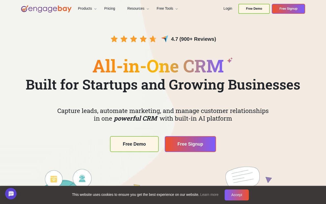 6. EngageBay