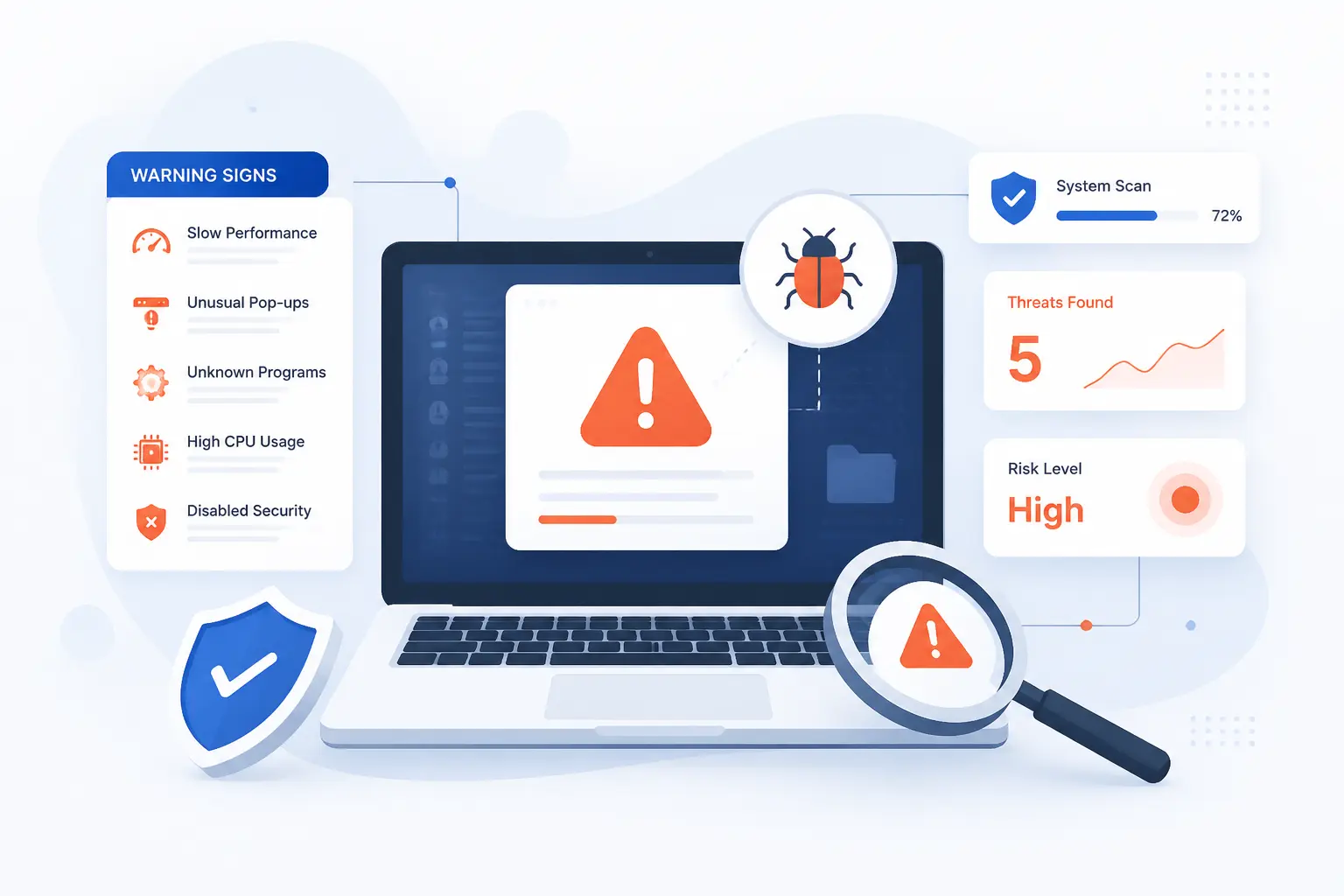How to Detect Malware With Clear Warning Signs