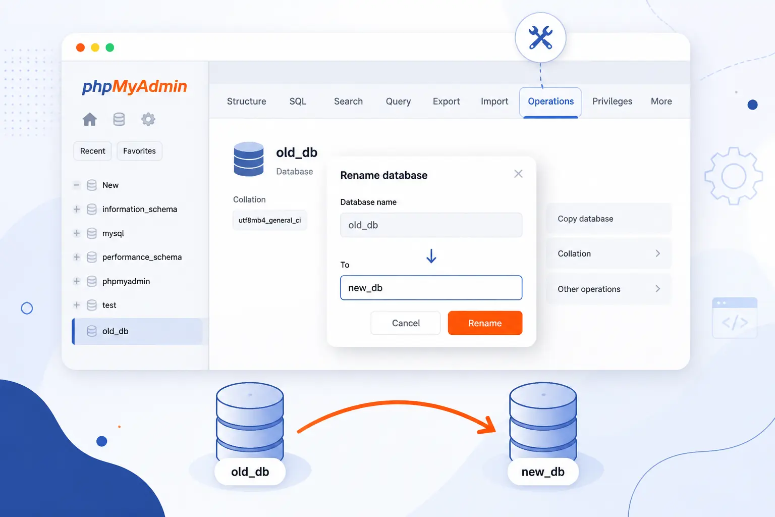 How to Rename Database phpMyAdmin Step-by-Step
