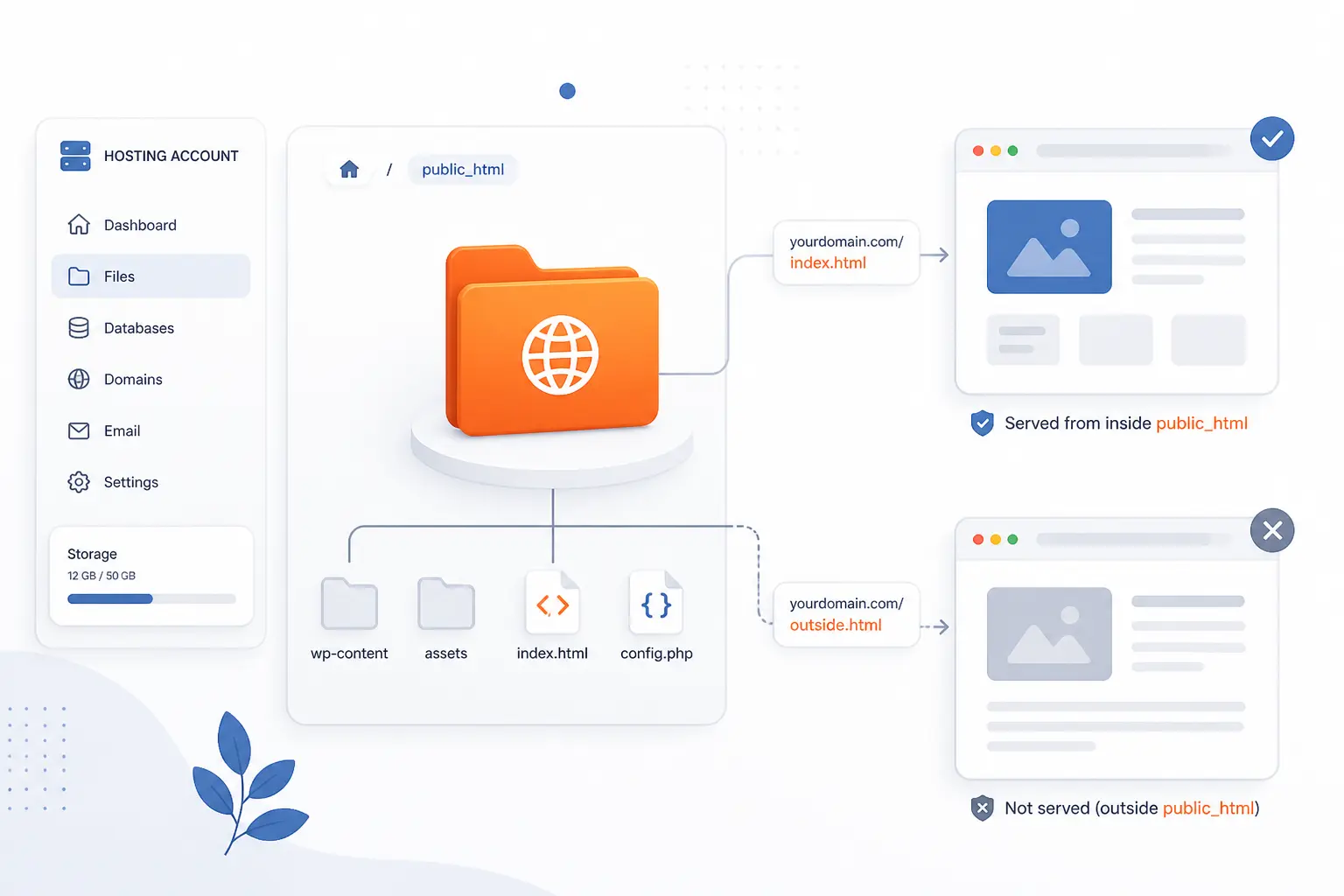 What Public_Html Controls on Your Hosting Account