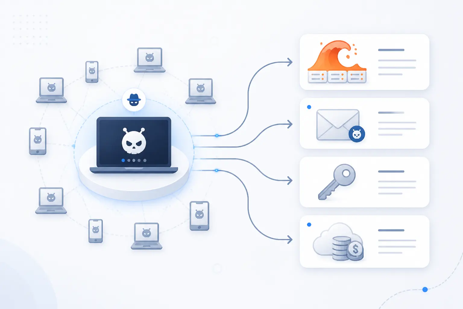 What Attackers Use Botnets For