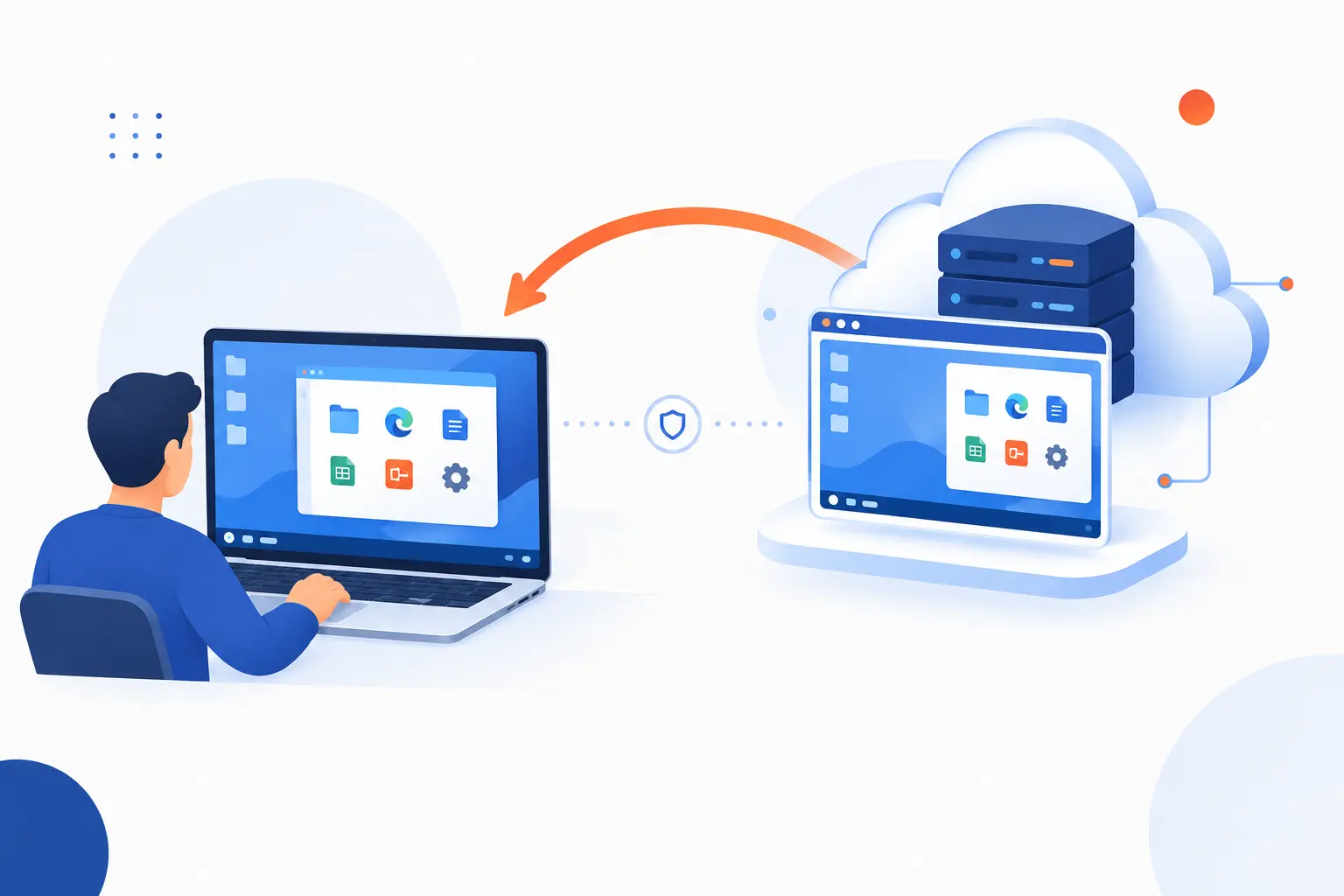 Desktop Virtualization Lets Users Reach a Desktop Environment and Its Apps From Another Device