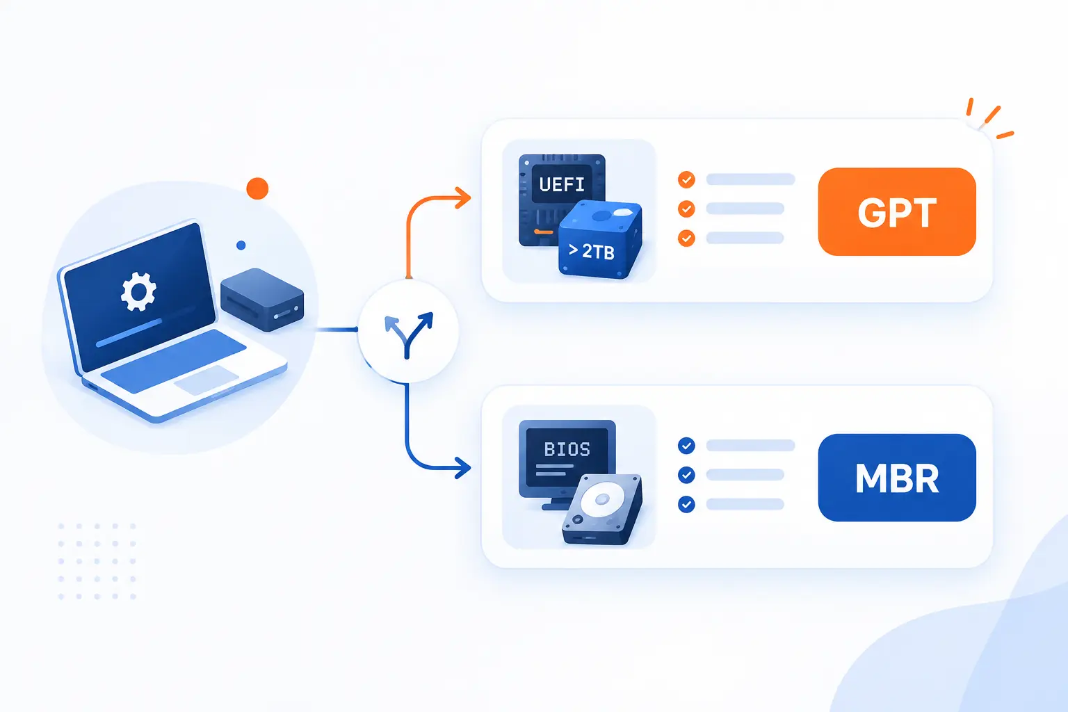 How to Choose Between GPT and MBR